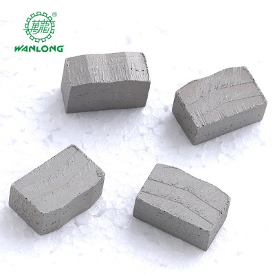 Wanlong 20x5.4 et 4.8x10mm de gangsaw segment de gangsaw pour marbre à vendre marché égyptien