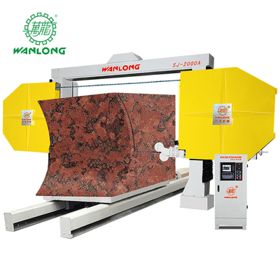 Machine de scie à fil de diamant de Wanlong CNC pour la coupe en pierre de marbre en granit