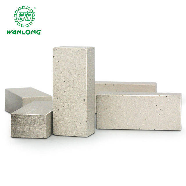 Wanlong 20x5.4 et 4.8x10mm de gangsaw segment de gangsaw pour marbre à vendre marché égyptien